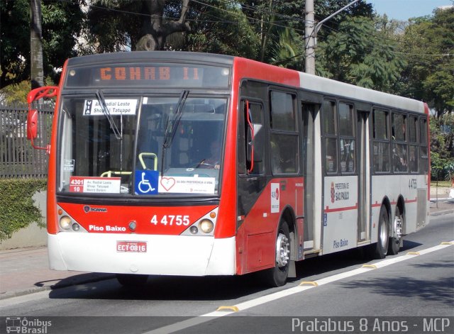 Nova Aliança  4 > Empresa de Transportes Novo Horizonte 4 4755 na cidade de São Paulo, São Paulo, Brasil, por Cristiano Soares da Silva. Número da foto: #1963887.