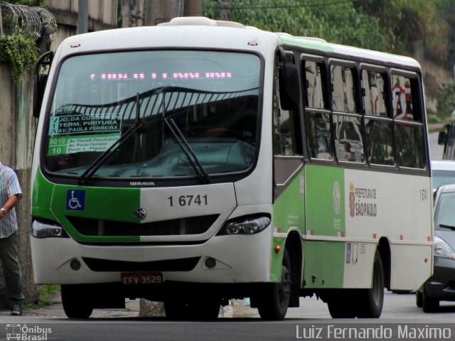 Transcooper > Norte Buss 1 6741 na cidade de São Paulo, São Paulo, Brasil, por Luiz Fernando Maximo. ID da foto: 1962918.