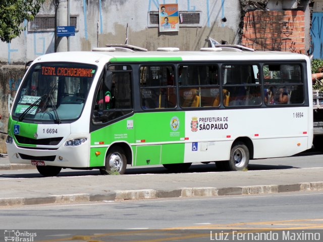 Transcooper > Norte Buss 1 6694 na cidade de São Paulo, São Paulo, Brasil, por Luiz Fernando Maximo. ID da foto: 1962968.