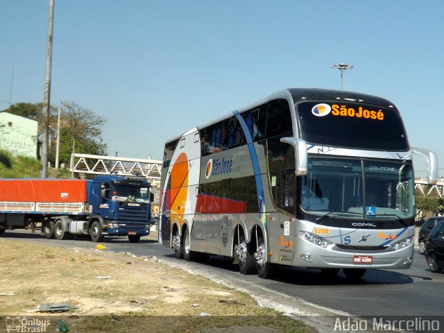 São José Viagens 6200 na cidade de Belo Horizonte, Minas Gerais, Brasil, por Adão Raimundo Marcelino. Número da foto: #1964411.