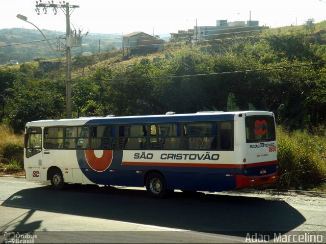 Viação São Cristóvão 1980 na cidade de Lavras, Minas Gerais, Brasil, por Adão Raimundo Marcelino. ID da foto: 2021118.