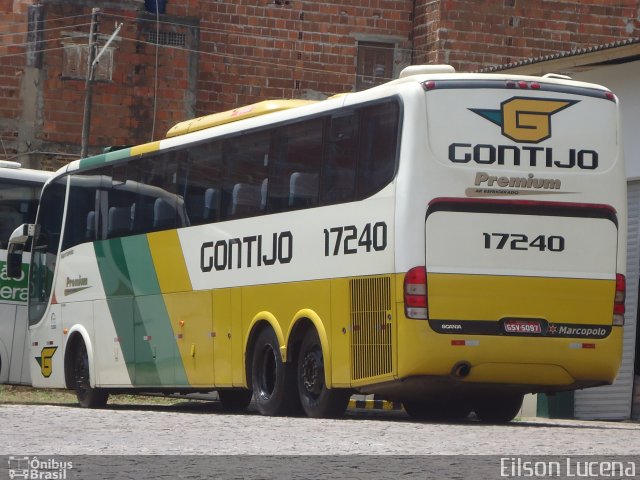 Empresa Gontijo de Transportes 17240 na cidade de Natal, Rio Grande do Norte, Brasil, por Eilson Lucena. Número da foto: #2019950.