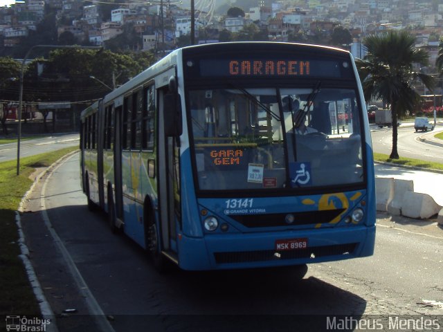 Viação Grande Vitória 13141 na cidade de Vitória, Espírito Santo, Brasil, por Matheus Mendes. ID da foto: 2019660.