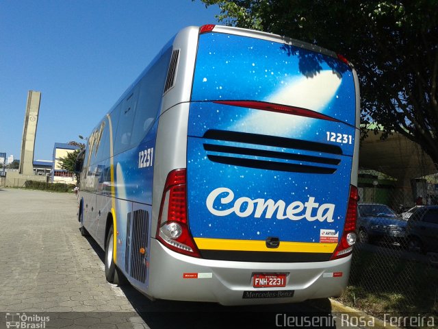 Viação Cometa 12231 na cidade de Guarujá, São Paulo, Brasil, por Cleusenir Rosa  Ferreira. ID da foto: 2019655.