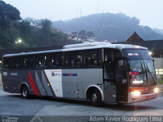 Breda Transportes e Serviços 1159 na cidade de Santos, São Paulo, Brasil, por Adam Xavier Rodrigues Lima. ID da foto: 2020095.