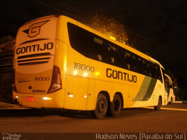 Empresa Gontijo de Transportes 18000 na cidade de Paraíba do Sul, Rio de Janeiro, Brasil, por Hudson Neves. Número da foto: #2019537.