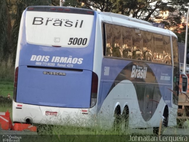 Trans Brasil > TCB - Transporte Coletivo Brasil 5000 na cidade de Leopoldina, Minas Gerais, Brasil, por Johnattan Cerqueira. ID da foto: 2020164.