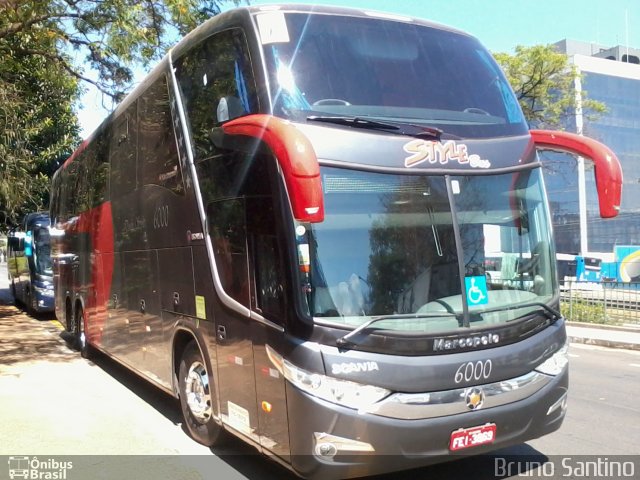 Style Bus 6000 na cidade de São Paulo, São Paulo, Brasil, por Bruno Santino. Número da foto: #2019948.