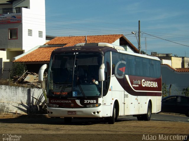 Expresso Gardenia 2785 na cidade de Lavras, Minas Gerais, Brasil, por Adão Raimundo Marcelino. Número da foto: #2021162.