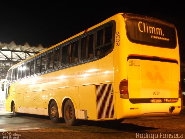 Viação Itapemirim 8039 na cidade de Messias, Alagoas, Brasil, por Rodrigo Fonseca. ID da foto: 2020930.