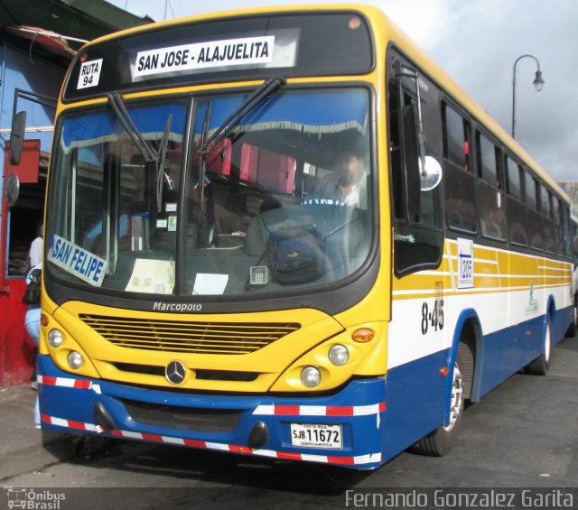 Ônibus Particulares 8-45 na cidade de , por Fernando Gonzalez Garita. Número da foto: #2021683.