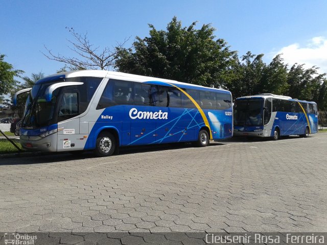 Viação Cometa 12231 na cidade de Guarujá, São Paulo, Brasil, por Cleusenir Rosa  Ferreira. ID da foto: 2021740.