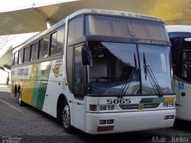 Empresa Gontijo de Transportes 5865 na cidade de Belo Horizonte, Minas Gerais, Brasil, por Altair Júnior. ID da foto: 2023463.