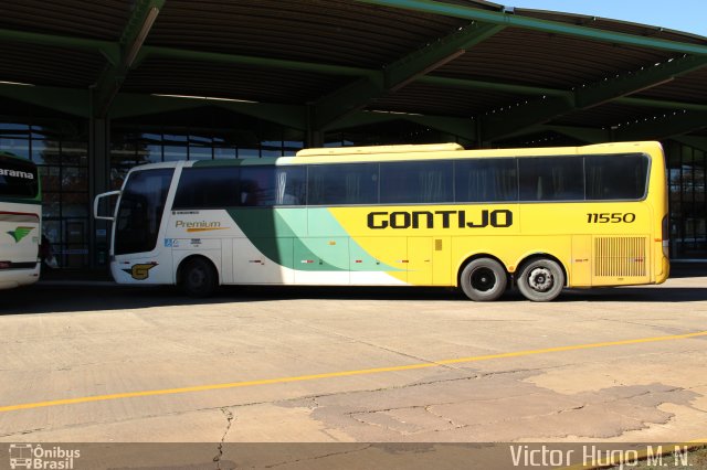 Empresa Gontijo de Transportes 11550 na cidade de Cascavel, Paraná, Brasil, por Victor Hugo M. N. . Número da foto: #2023342.