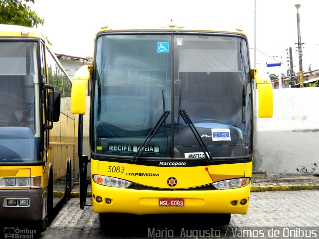 Viação Itapemirim 5083 na cidade de Recife, Pernambuco, Brasil, por Mário  Augusto. ID da foto: 2022913.