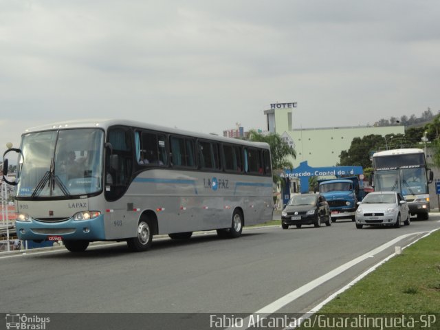 La Paz Transportadora Turística 903 na cidade de Aparecida, São Paulo, Brasil, por Fabio Alcantara. ID da foto: 2021783.