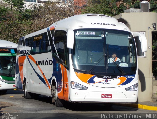 Expresso União 10258 na cidade de São Paulo, São Paulo, Brasil, por Cristiano Soares da Silva. Número da foto: #2023201.