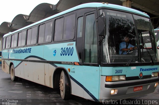 Transnorte - Transporte e Turismo Norte de Minas 36000 na cidade de Montes Claros, Minas Gerais, Brasil, por Carlos Eduardo Lopes. ID da foto: 2022478.