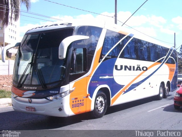 Expresso União 10235 na cidade de Belo Horizonte, Minas Gerais, Brasil, por Thiago  Pacheco. Número da foto: #2022387.
