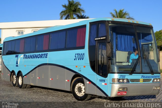 Transnorte - Transporte e Turismo Norte de Minas 57000 na cidade de Montes Claros, Minas Gerais, Brasil, por Carlos Eduardo Lopes. Número da foto: #2021745.