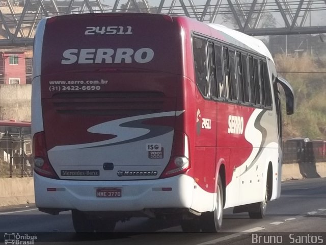 Viação Serro 24511 na cidade de Ribeirão das Neves, Minas Gerais, Brasil, por Bruno Santos. Número da foto: #2023077.