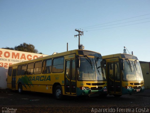 Viação Garcia 7637 na cidade de Rolândia, Paraná, Brasil, por Aparecido Ferreira Costa. ID da foto: 1965295.