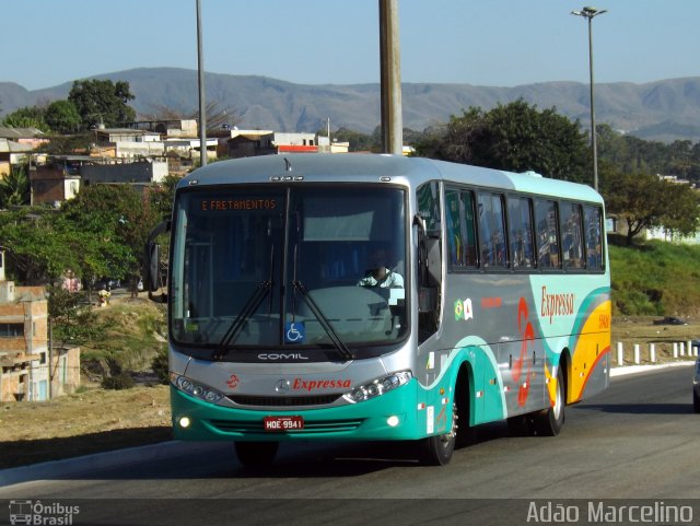 Expressa Turismo 55420 na cidade de Belo Horizonte, Minas Gerais, Brasil, por Adão Raimundo Marcelino. ID da foto: 1966413.