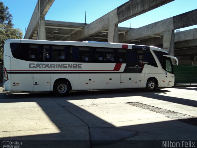 Auto Viação Catarinense 3117 na cidade de Curitiba, Paraná, Brasil, por Nilton Félix da Silva. Número da foto: #1965195.