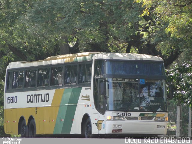 Empresa Gontijo de Transportes 15810 na cidade de São Paulo, São Paulo, Brasil, por Diego K420 . Número da foto: #1966205.