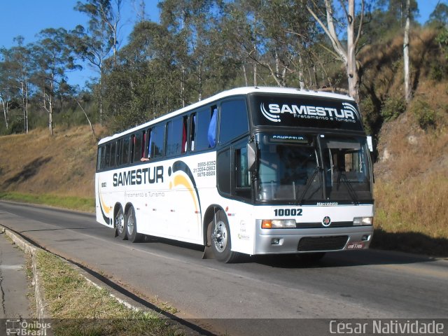 Ônibus Particulares 10002 na cidade de Mariana, Minas Gerais, Brasil, por César Natividade. ID da foto: 1965425.