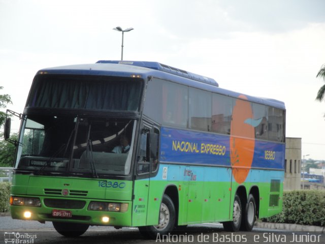 Nacional Expresso 16380 na cidade de Uberlândia, Minas Gerais, Brasil, por Antonio de Bastos  e Silva Junior. Número da foto: #1966560.