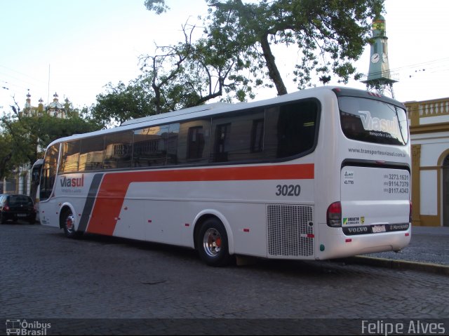 Transportes Viasul 3020 na cidade de Pelotas, Rio Grande do Sul, Brasil, por Felipe Alves. Número da foto: #1966124.