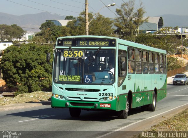 Sagrada Família Ônibus 02803 na cidade de Belo Horizonte, Minas Gerais, Brasil, por Adão Raimundo Marcelino. Número da foto: #1968851.