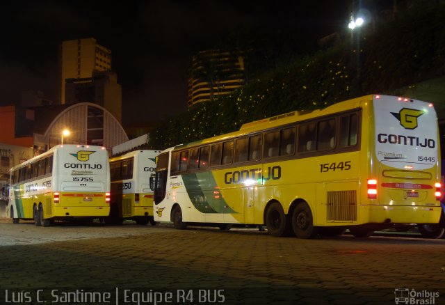 Empresa Gontijo de Transportes 15445 na cidade de Belo Horizonte, Minas Gerais, Brasil, por Luís Carlos Santinne Araújo. ID da foto: 1968535.