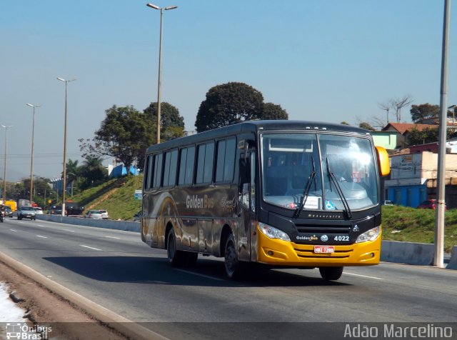 Golden Bus 4022 na cidade de Belo Horizonte, Minas Gerais, Brasil, por Adão Raimundo Marcelino. ID da foto: 1968811.