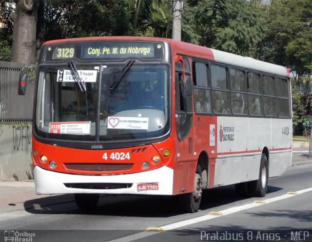 Nova Aliança  4 > Empresa de Transportes Novo Horizonte 4 4024 na cidade de São Paulo, São Paulo, Brasil, por Cristiano Soares da Silva. Número da foto: #1968402.