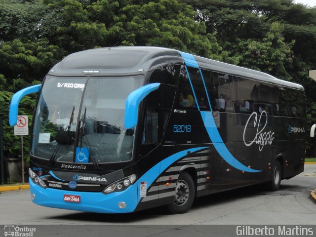 Empresa de Ônibus Nossa Senhora da Penha 52018 na cidade de São Paulo, São Paulo, Brasil, por Gilberto Martins. Número da foto: #1967842.