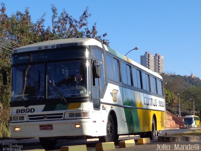 Empresa Gontijo de Transportes 8890 na cidade de Belo Horizonte, Minas Gerais, Brasil, por Júlio  Mandelli. ID da foto: 1966771.