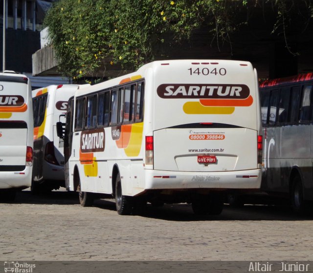 Saritur - Santa Rita Transporte Urbano e Rodoviário 14040 na cidade de Belo Horizonte, Minas Gerais, Brasil, por Altair Júnior. ID da foto: 1967586.