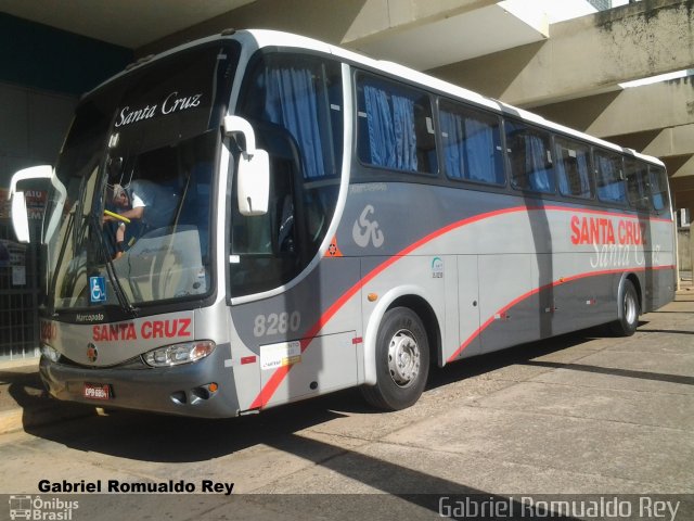 Viação Santa Cruz 8280 na cidade de Carmo do Rio Claro, Minas Gerais, Brasil, por Gabriel Romualdo Rey . Número da foto: #1966896.