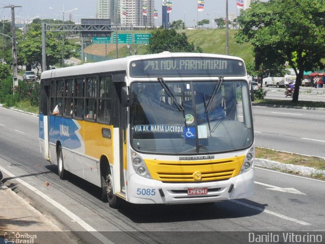 Via Sul TransFlor 5085 na cidade de Natal, Rio Grande do Norte, Brasil, por Danilo Vitorino Lopes. Número da foto: #1970038.