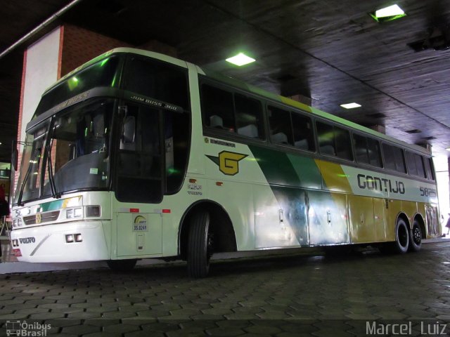 Empresa Gontijo de Transportes 5825 na cidade de Belo Horizonte, Minas Gerais, Brasil, por Marcel  Sales. Número da foto: #1969628.