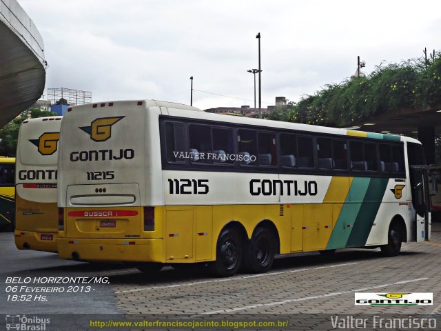 Empresa Gontijo de Transportes 11215 na cidade de Belo Horizonte, Minas Gerais, Brasil, por Valter Francisco. Número da foto: #1969518.