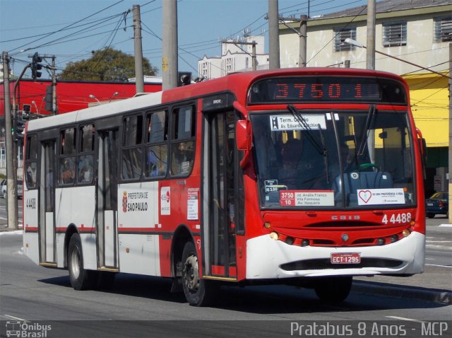 Nova Aliança  4 > Empresa de Transportes Novo Horizonte 4 4488 na cidade de São Paulo, São Paulo, Brasil, por Cristiano Soares da Silva. Número da foto: #1972509.