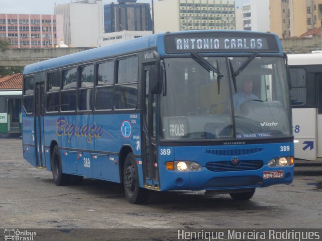 Biguaçu Transportes Coletivos Administração e Participação 389 na cidade de Florianópolis, Santa Catarina, Brasil, por Henrique Moreira Rodrigues. Número da foto: #1972229.