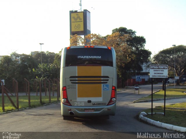 Viação Itapemirim 258 na cidade de Vitória, Espírito Santo, Brasil, por Matheus Mendes. ID da foto: 1971313.