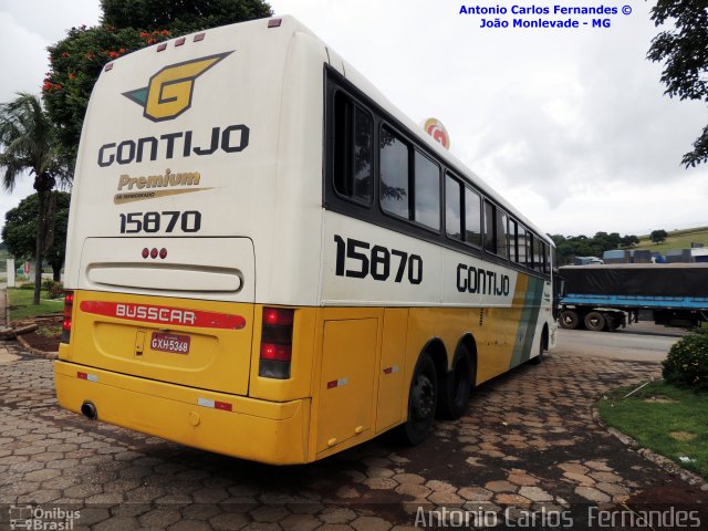 Empresa Gontijo de Transportes 15870 na cidade de João Monlevade, Minas Gerais, Brasil, por Antonio Carlos Fernandes. Número da foto: #1971336.