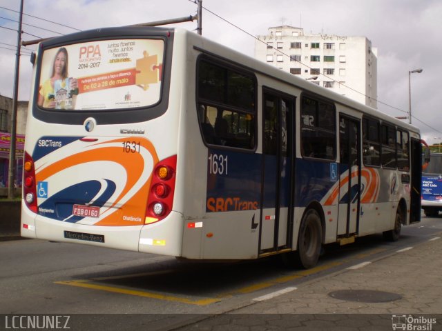 SBC Trans 1631 na cidade de São Bernardo do Campo, São Paulo, Brasil, por Luis Nunez. Número da foto: #1974872.