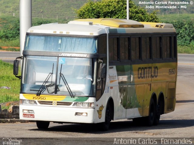 Empresa Gontijo de Transportes 15950 na cidade de João Monlevade, Minas Gerais, Brasil, por Antonio Carlos Fernandes. Número da foto: #1973241.