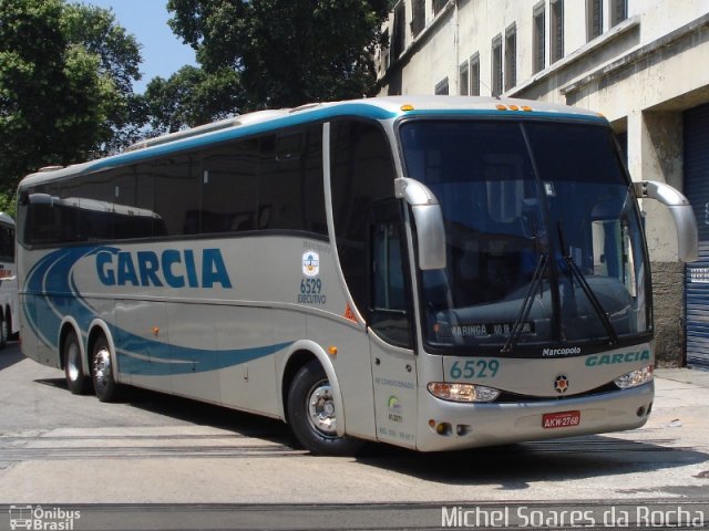 Viação Garcia 6529 na cidade de Rio de Janeiro, Rio de Janeiro, Brasil, por Michel Soares da Rocha. Número da foto: #1974964.